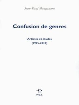 cover image of Confusion de genres